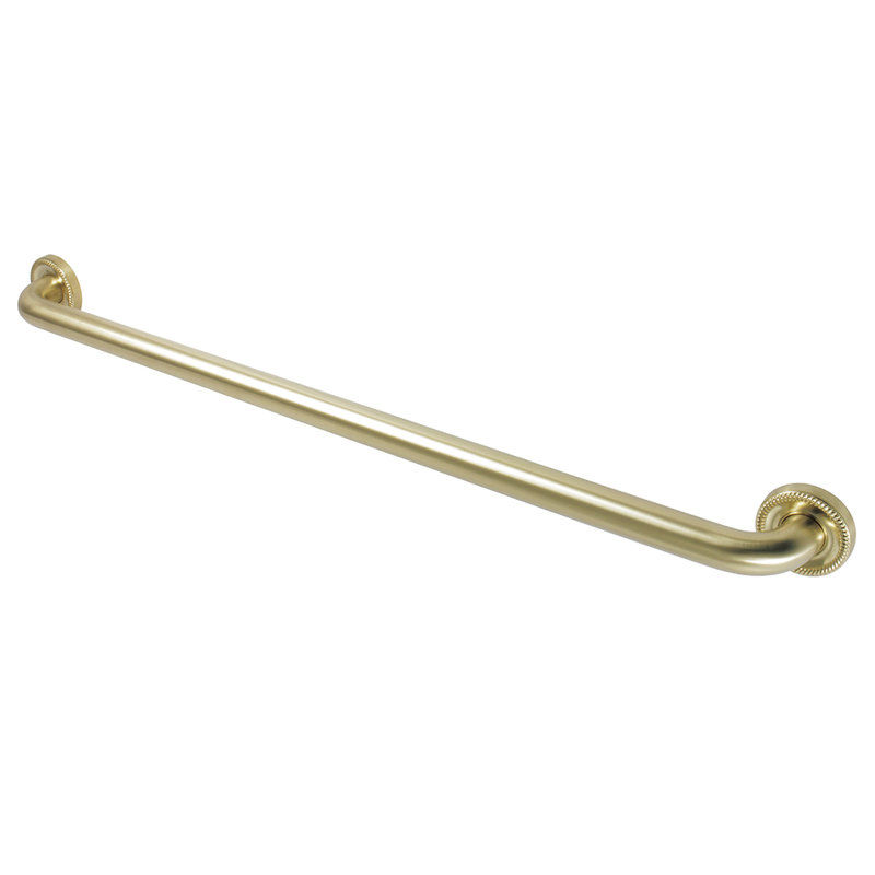Kingston Brass Laurel 1-1/4 Inch O.D Grab Bar, 32" W, Satin Brass