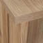 Table de chevet, finition brune