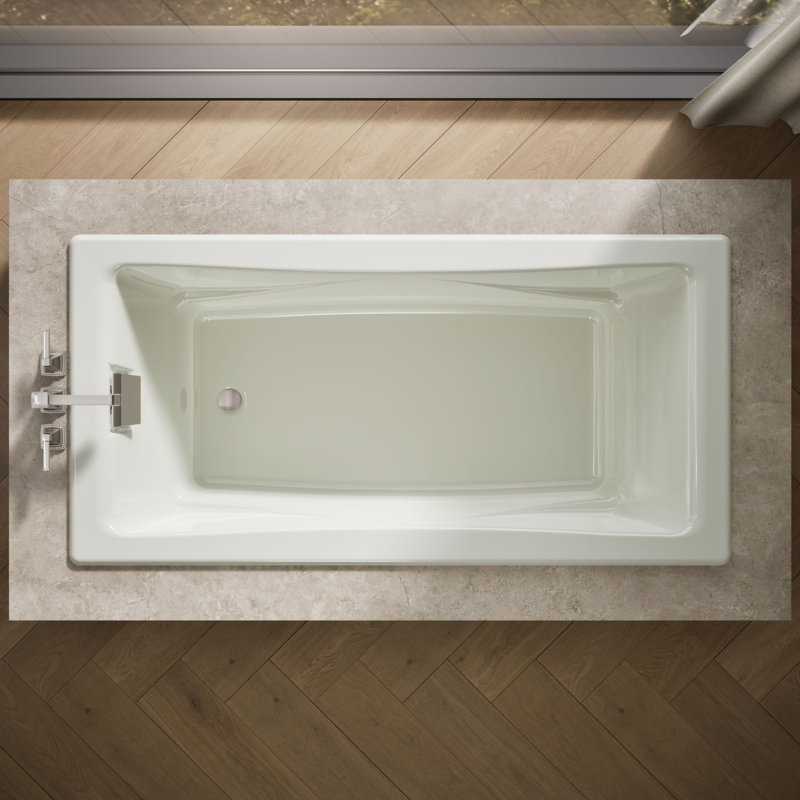 Tea-for-Two® 72" x 36" Soaking Bathtub, Dune