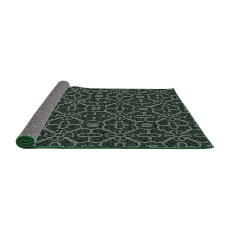 Geometric Indoor Rug, Round 3'