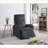 Recliners, Power Recliner Chair with Easy Control, Space-Saving Single | Dark Gray Fabric-1834529296