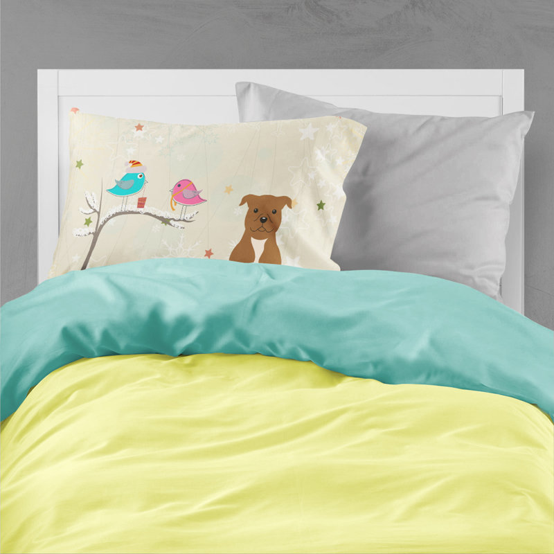 Microfiber, Brown Staffordshire Bull Terrier