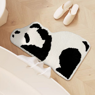 Absorbent Plush Bathroom Mat - Quick-Dry Door Mat With Non-Slip Backing