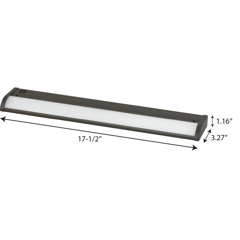 Antique Bronze 18" LED Under Cabinet Light Bar