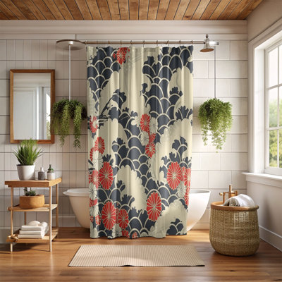 Iconic Japanese Art - rideau de douche standard 1 pièce