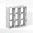 Furinno Cubic Open Back Multipurpose Clothing & Closet Storage Organizer Shelf, 9-Cube-552124374