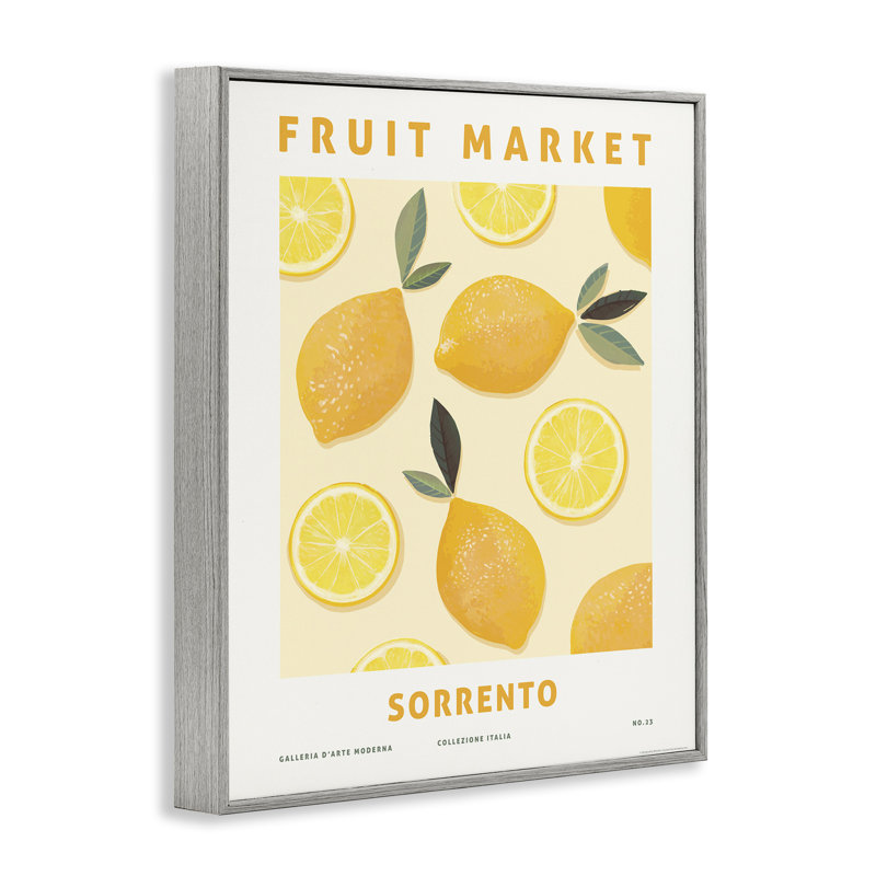 Fruit Market Lemons, estampe numérique par Reinders, Estampe numérique Farmhouse, H 20 po x l 16 po