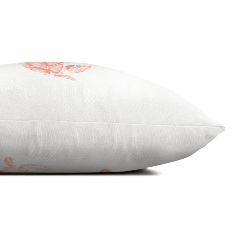 Reversible Throw Pillow, Orange