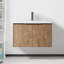 Meuble-lavabo à fermeture en douceur avec lavabo, 30 pouces pour petite salle de bain