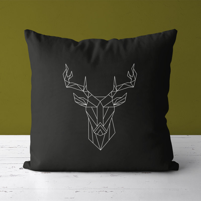 Housse de coussin carré pour cerf Horwich