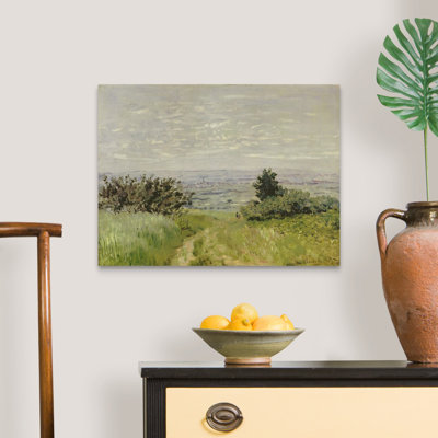 Paysage, vue complète d'Argenteuil (Collines de Sannois), 1872 par Claude Monet - reproduction d'art sur toile