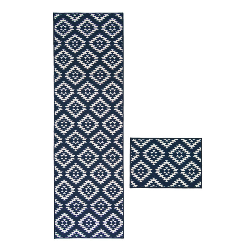 Runner Geometric Area Rug, Runner 57 x 150 cm