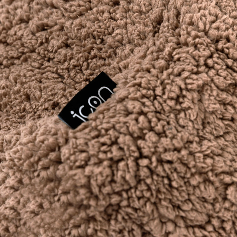 Kids Natalia Fleece Armchair Bean Bag, Brown