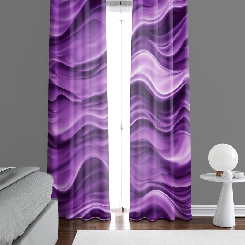 Semi Sheer Curtain Pair, 40" W x 82" L