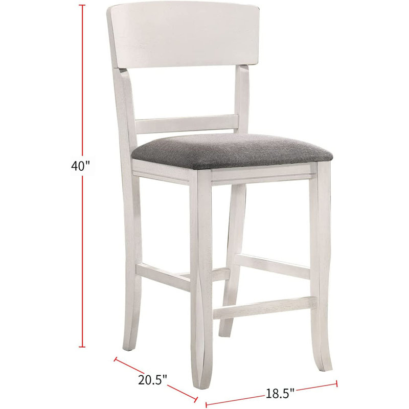Ensemble de 2 chaises à hauteur de comptoir Contemporary