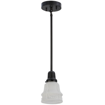 Luminaire suspendu artisanal 1 lumière brun