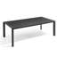 Table de salle à manger d'extérieur rectangulaire de 84 po L avec trou pour parasol et structure en aluminium  -2003037929-2003037928