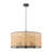 Boho-Style Airy Rattan Drum Single Pendant-1412446594