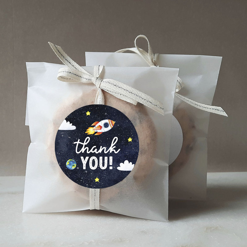 Autocollants ronds pour anniversaire