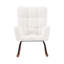 Chaise berçante rembourrée avec dossier haut Comfy