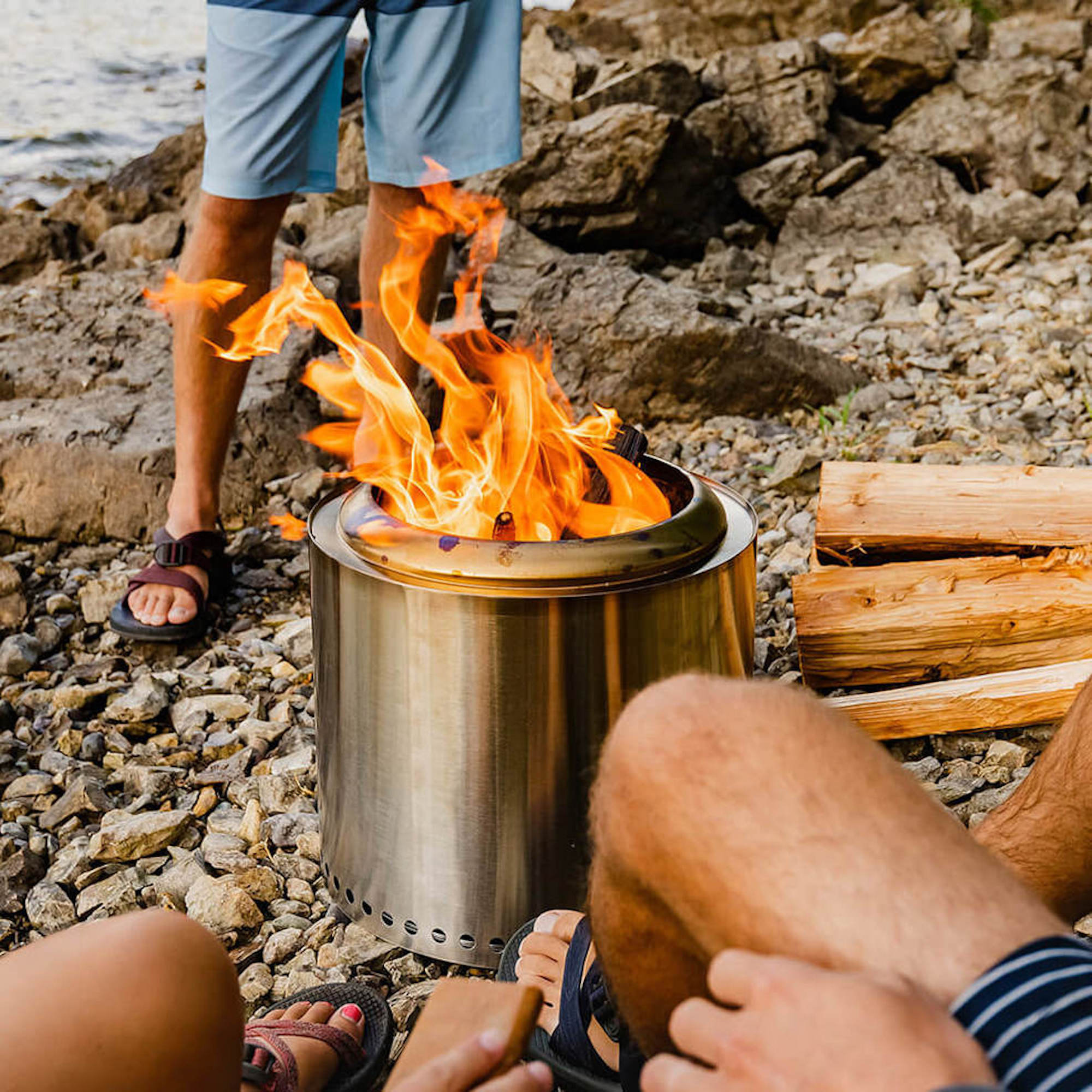 Ranger 2.0 Wood Burning Fire Pit, 12.5"H x 15"W x 15"D