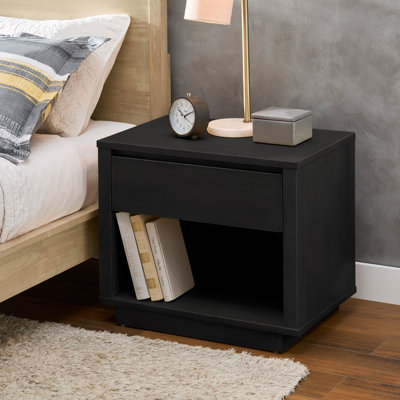 Ismail Danish-Inspired Modern 1-Drawer Nightstand