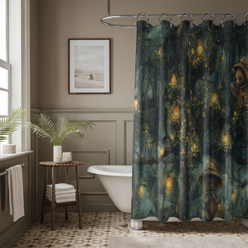 Bear Magic - Premium Shower Curtain, 74"H x 71"W