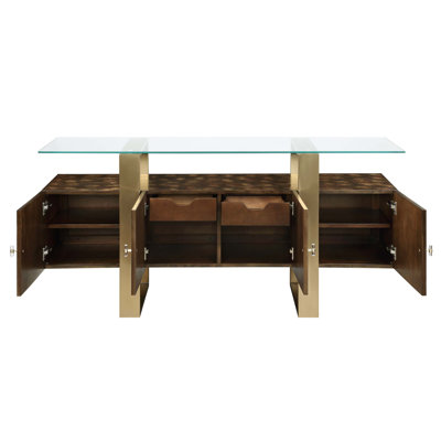 Console en laiton Mabyn