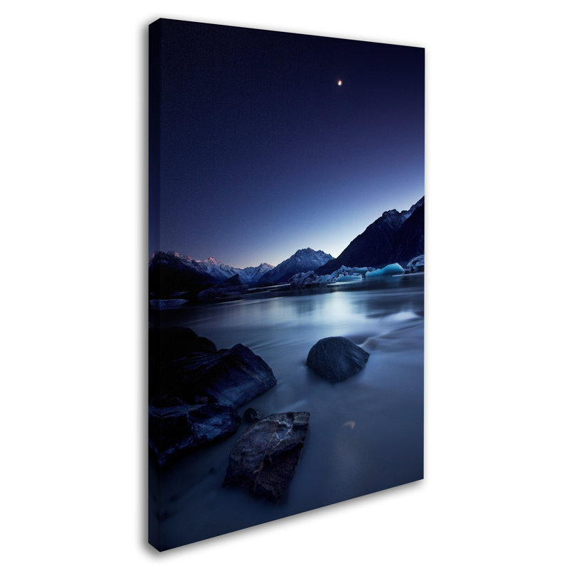« moonlight », reproduction de photo sur toile tendue, H 19 po x l 12 po