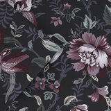 Laura Ashley Edita’s Garden Pale Blackberry Removable Wallpaper