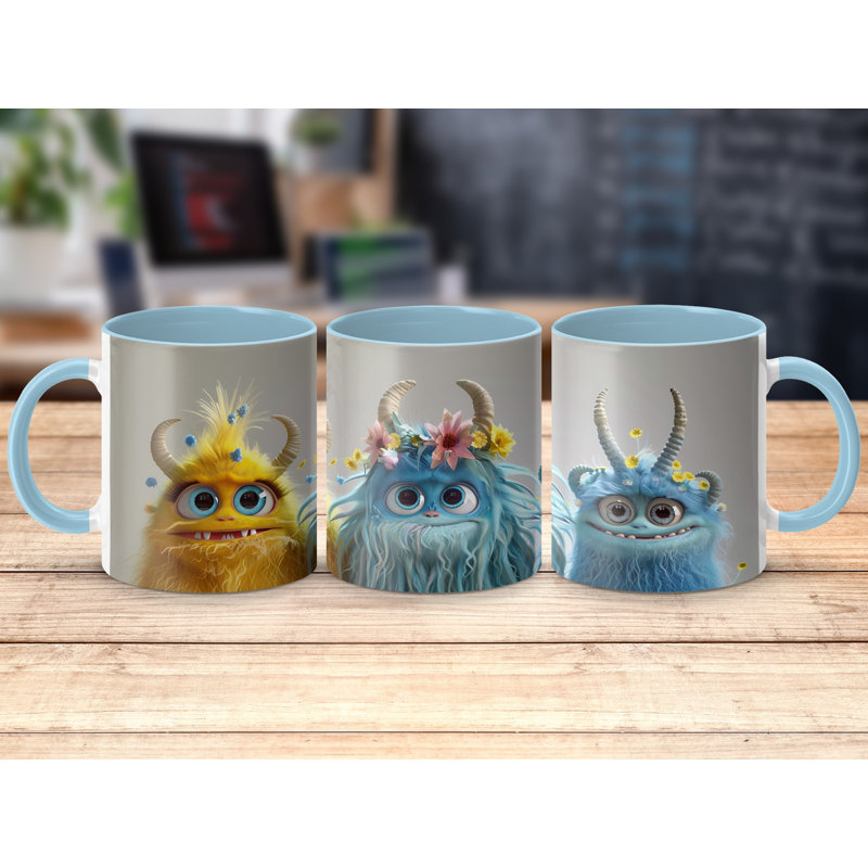 Ceramic Coffee Mug, Light Blue