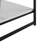 Opulent 43" Rectangular Coffee Table with Dual Marble Surfaces and Black Metal Frame