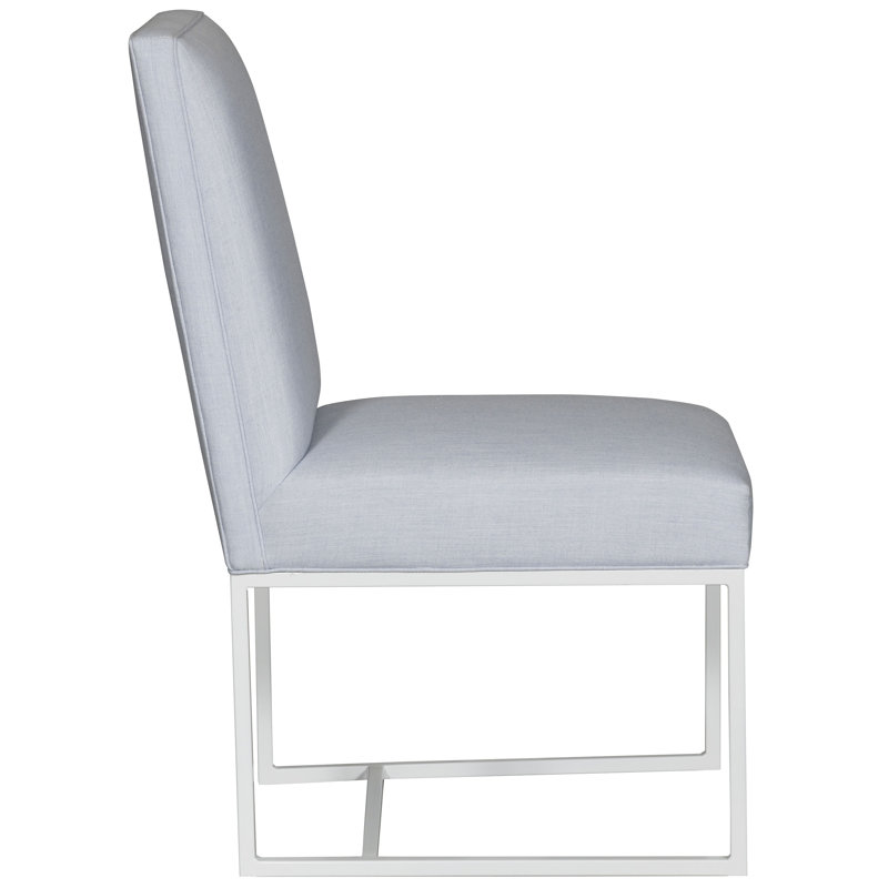 Michael Weiss Outdoor Lounge Chair, Kramer Linen Polyester, White