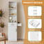 Armoire de rangement de 15,55 po de largeur Taveres