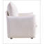 Fauteuil d'appoint moderne en chenille