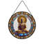 Panneaux de vitrail de cadre en verre coloré Meditation Meditation-129205878