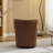 26.4'' W Genuine Leather Upholstered Swivel Armchair-205881954