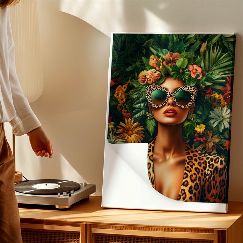 Impression sur toile murale Fashion Fashion Paris Poodle, H 20 po x l 30 po