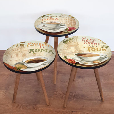 Tables gigognes 3 pieds Azevedo