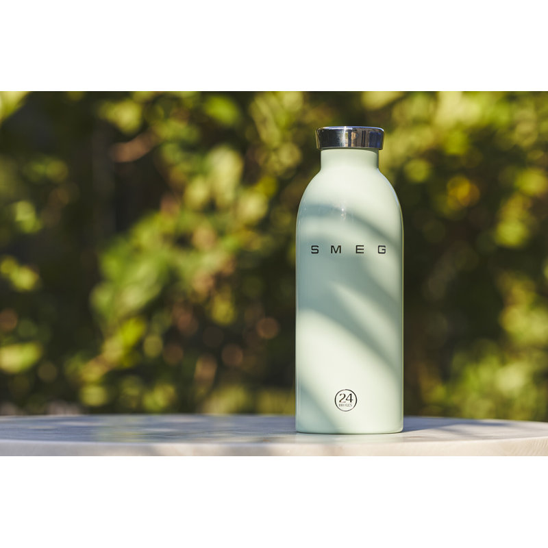 Smeg X 24 bouteilles Clima 500 ml, Vert pastel