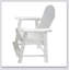 Chaise de bar avec accoudoirs, ensemble de 2 chaises de patio