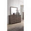 Mobilier de chambre à coucher avec tiroirs en bois à finition naturelle