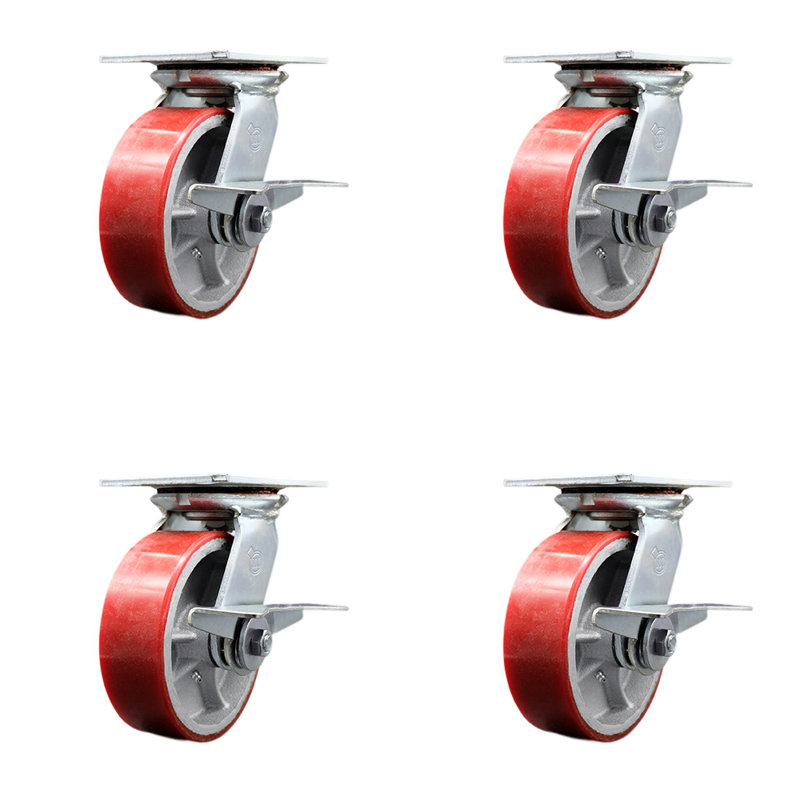 Poly sur roulettes en fonte
