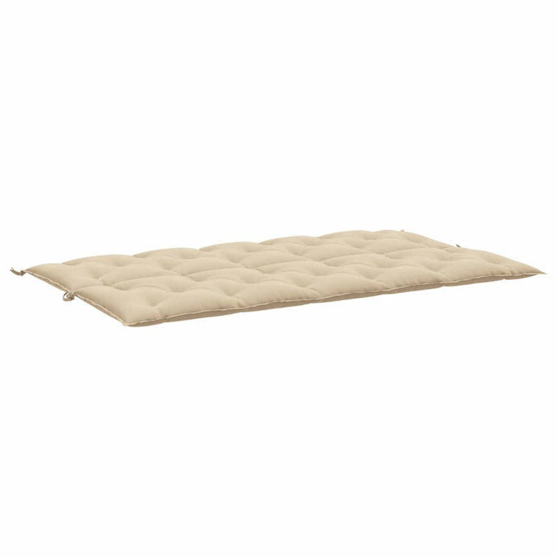 Garden Bench Cushion Set of 2 Beige Oxford Fabric 100 Percent Polyester Patio Seating Pads, 19.7" H x 70.9" W x 2.8" D