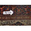 Tapis de style persan Sarouk Farahan pré-1900 à teinture végétale antique noué à la main 8 x 11