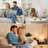 14'' Minimal 3-Way Dimmable Table Lamp Set, Touch Control (2 LED Bulbs Included)-1128837827