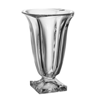 Vase de table footed Crystalline