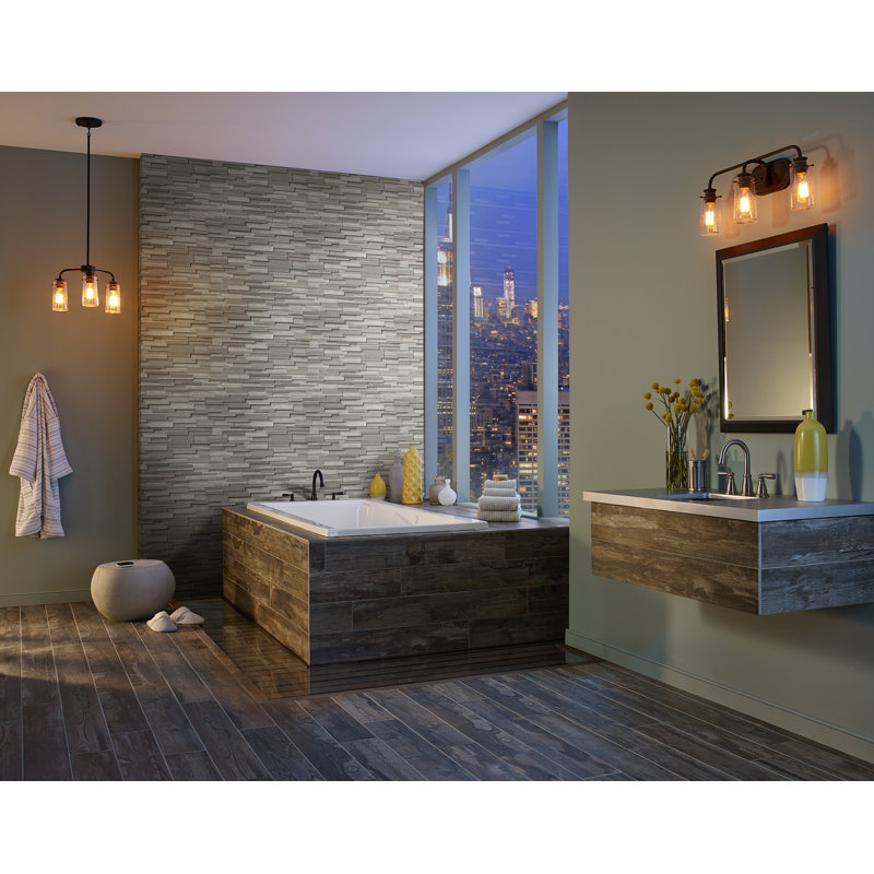 Stonecrest 6 in. x 24 in. Split Face Natural Stone Ledger Panel Wall Tile, Montara Ivoria