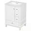 Meuble-lavabo de salle de bain avec lavabo, tiroirs et tablettes de rangement-1548108192