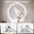 UL Certified Round LED Bathroom Vanity Mirror with Dimmable Light Anti-Fog,Wall Mounted-405391083